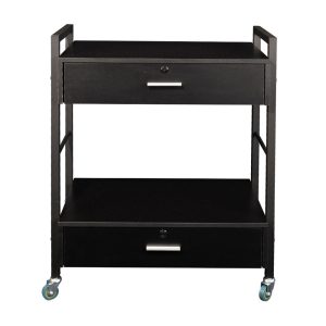 Karma Bakewell 2 Beauty Trolley 2 Draw 08030101 - Black