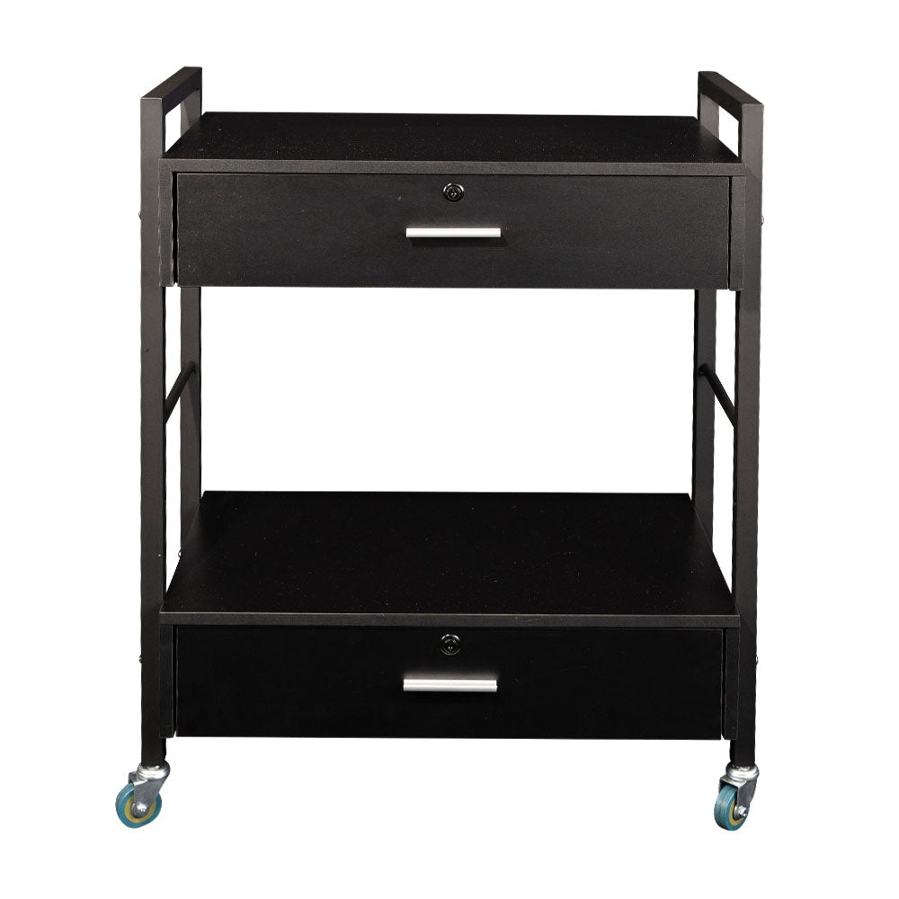 Karma Bakewell 2 Beauty Trolley 2 Draw 08030101 - Black