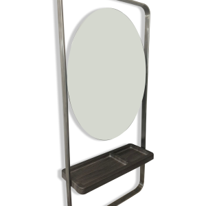 Karma Albany Workstation Oval Salon Mirror Silver 0608002