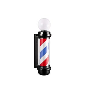 Karma Barber Pole #3 Black With Top Light 1102C