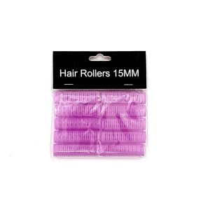 Bob Premium 15mm Self Gripping Velcro Hair Rollers 10pk