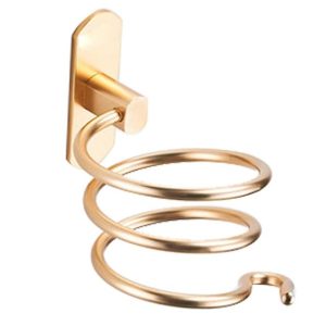Bob Hairdryer Holder Spiral Gold