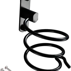 Bob Hairdryer Holder Spiral Black
