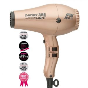 Parlux 385 Power Light Ionic and Ceramic Hair Dryer 2150W Light Gold