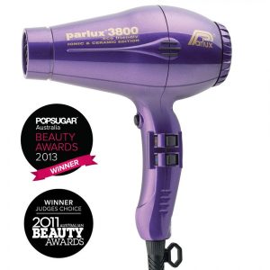 Parlux 3800 Ceramic and Ionic Hair Dryer 2100W Purple