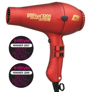 Parlux 3200 Compact Ionic and Ceramic Hair Dryer 1900W Red