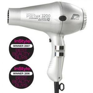 Parlux 3200 Compact Ionic and Ceramic Hair Dryer 1900W Silver