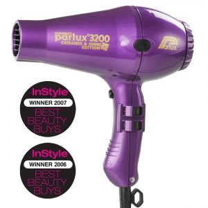 Parlux 3200 Compact Ionic and Ceramic Hair Dryer 1900W Purple