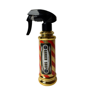 Bob Spray Bottle Gold with Barber Pole Design - 180ml