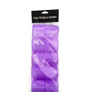 Bob Premium 64mm Self Gripping Velcro Hair Rollers 10pk