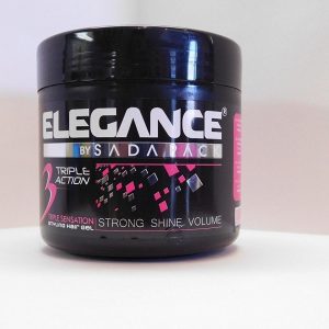 Elegance Triple Action Hair Gel Pink 250ml