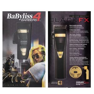 BaBylissPRO Black FX Lithium Clipper - Black Cord/Cordless