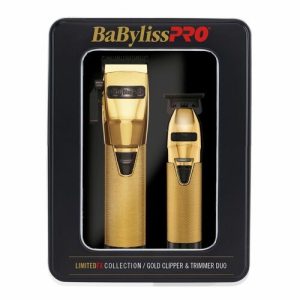 BaBylissPRO FX Gold Trimmer & Clipper Duo