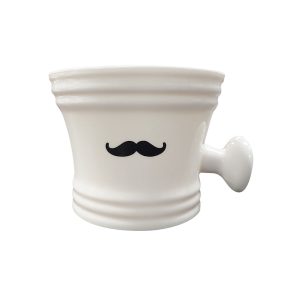Bob Plastic Shaving Mug - White
