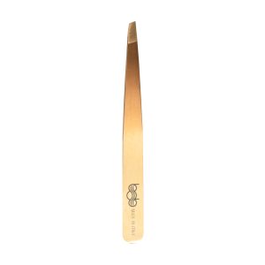 Bob Premium Tweezers Slant Gold - Made in Italy