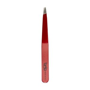 Bob Premium Tweezers Slant Red - Made in Italy
