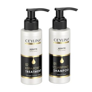 Ceylinn Keratin Straightening Treatment Hair Smoothing Kit 100ml