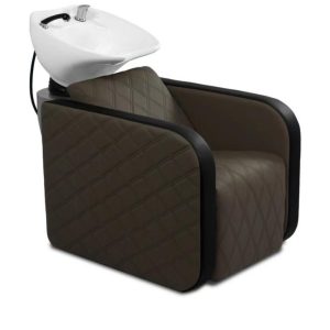 Karma Complete Shampoo Unit Clunes Electric Brown with Pattern & White Deep Basin 0315012204EP