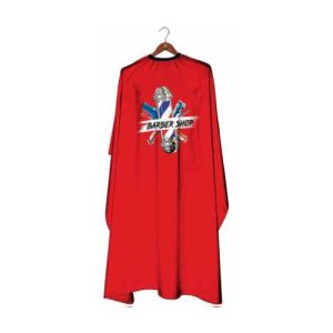 Deyaz Premium Salon Cape Barber Shop Red