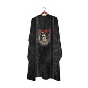Deyaz Premium Salon Cape Barber Skull Black