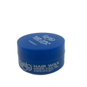 Bob Hair Wax Shining Aqua Gel Strong Hold Ultra Shine Blue 150ml