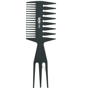 BOB Professional Antistatic Carbon Rake Comb Black 034