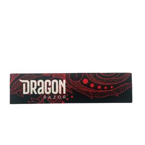 Dragon Razor Cut Throat Single Edge Razor Black and Red