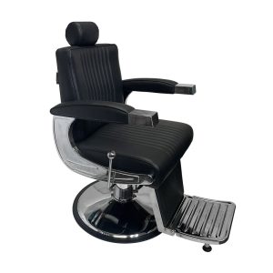Karma Mt Isa Barber Chair Chrome & Black 04080102