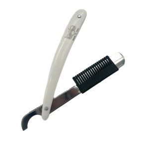 BOB Turkish Cut Throat Razor White - Made In Italy