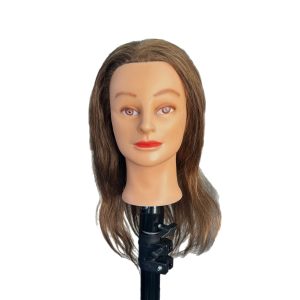 Deyaz Professional Mannequin 16 Inch 100% Indian Hair Brown - Ayda