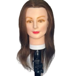 Deyaz Professional Mannequin 15 Inch 100% Human Hair Brown - Diane