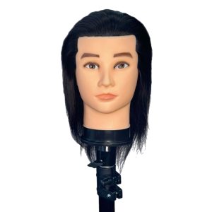 Deyaz Professional Mannequin 8 Inch 100% Human Hair Black - Karl