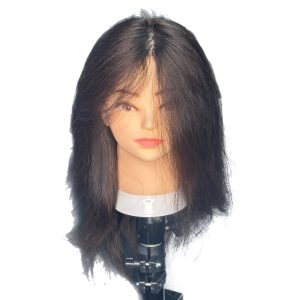 Deyaz Professional Mannequin 16 Inch 100% Chinese Hair Black - Amy
