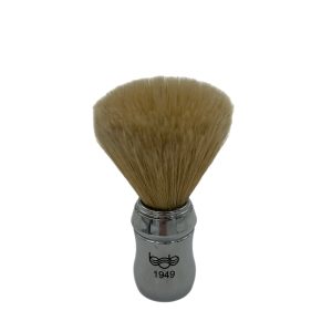 BOB Premium Natural Bristle Shaving Brush Chrome 1949