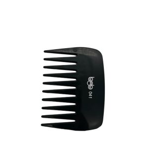 BOB Professional Antistatic Carbon Wide Tooth Detangling Comb 041 - Black
