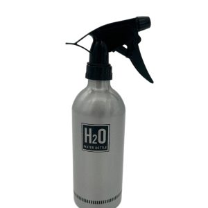 H20 Water Spray Bottle Silver