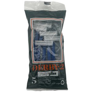 Derby 2 Twin Blade Disposable Razor 5pk