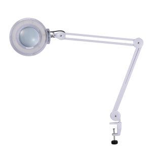 Karma LED Magnifying Lamp White With Stand & Clamp 01040400