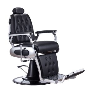 Karma Airlie Beach Barber Chair 04050102 - Black & Chrome