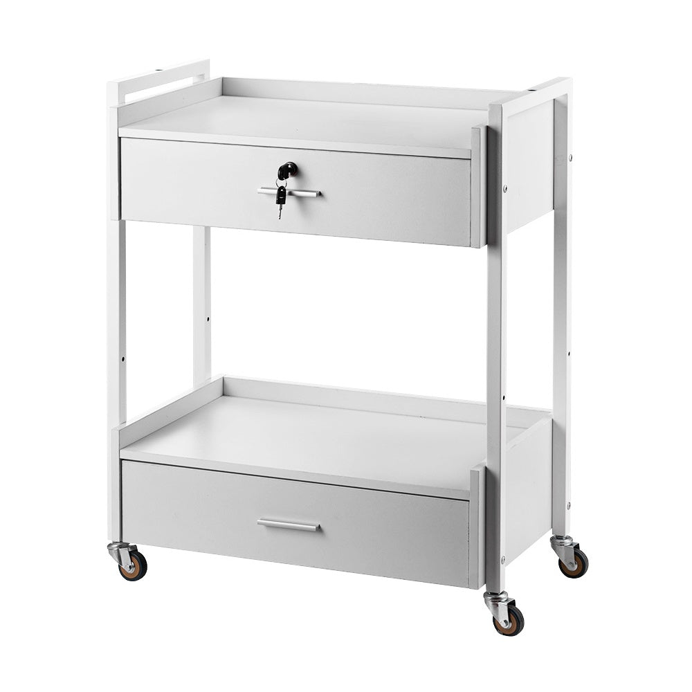 Karma Bakewell Beauty Trolley 2 Draw 08030410 - White