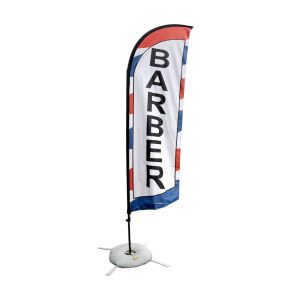 Karma Two Sided Barber Flag Medium 2.8m 00200028