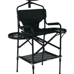Karma Greenacre Height Adjustable Portable Makeup Chair with Headrest 025301