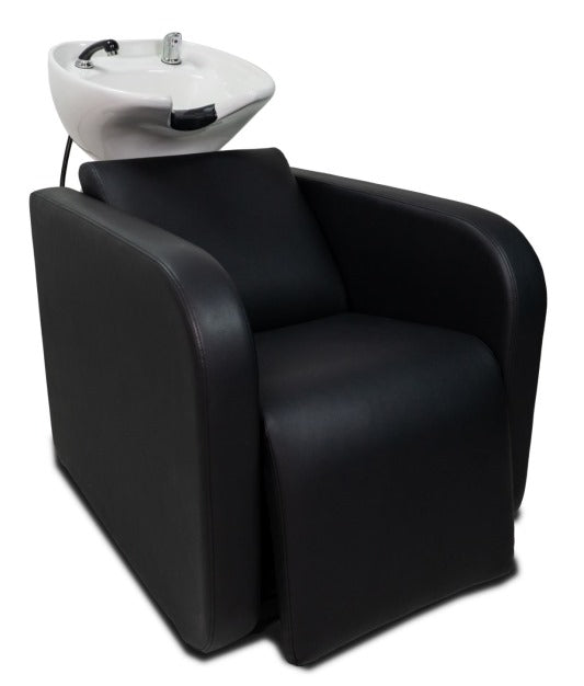 Karma Complete Shampoo Unit Clunes Electric Black with White Deep Basin 0315012204E