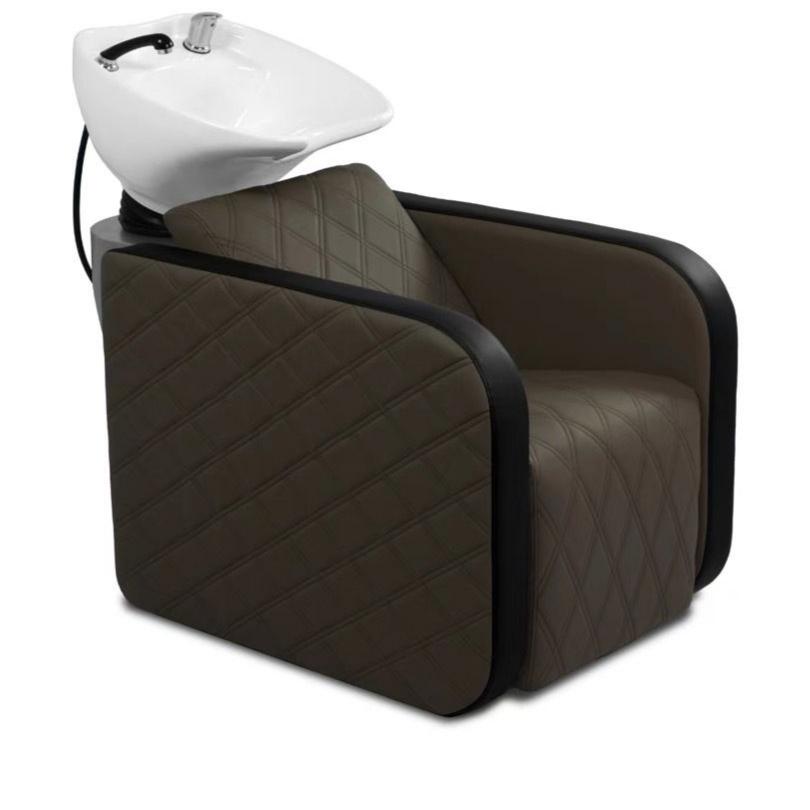 Karma Complete Shampoo Unit Clunes Electric Brown with Pattern & Black Deep Basin 0316012201EP