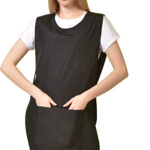Deyaz Premium Salon Apron with Pockets Black