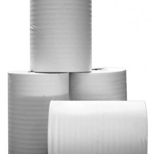 HBK Barber Salon Neck Rolls Box Of 16 Rolls - White
