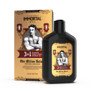 Immortal NYC 3 in 1 Shampoo Conditioner Body Wash One Million Dollars 500ml