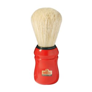 Omega Boar Bristle Shaving Brush 10049 - Red