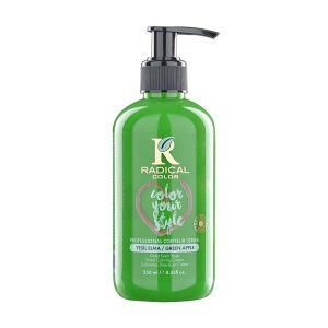 Radical Color Semi Permanent Hair Colour Green Apple 250ml