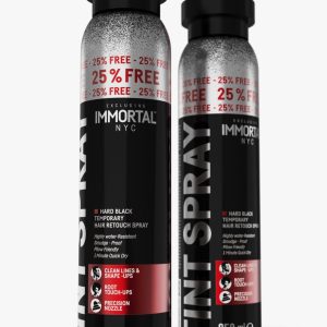 Immortal Root Concealer Temporary Colour & Thickening Spray 250ml - Black